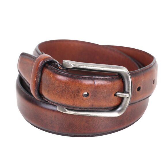 DOCKERS BROWN GENUINE LEATHER 1 1/8"Wd CASUAL DRESS MEN'S BELT Sz 38/95 (T98 - Picture 2 of 11